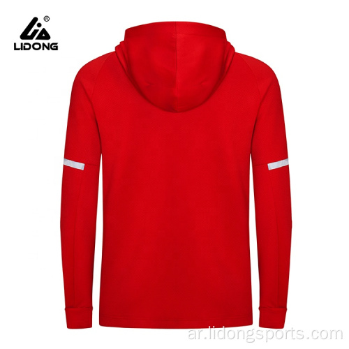 شعار مخصص للجنسين الرياضية الكاملة zip up hoodie